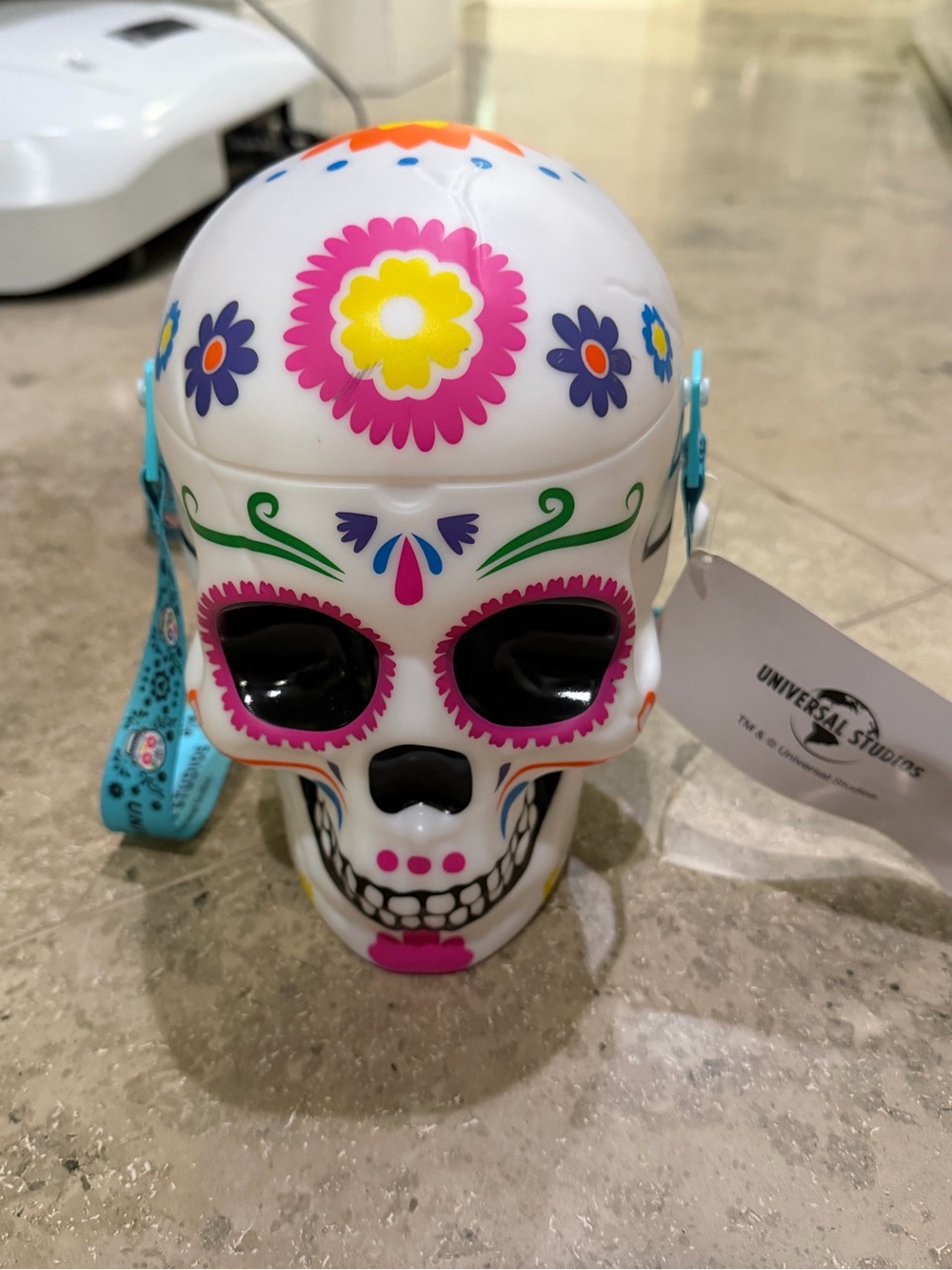 Universal studios skull popcorn bucket